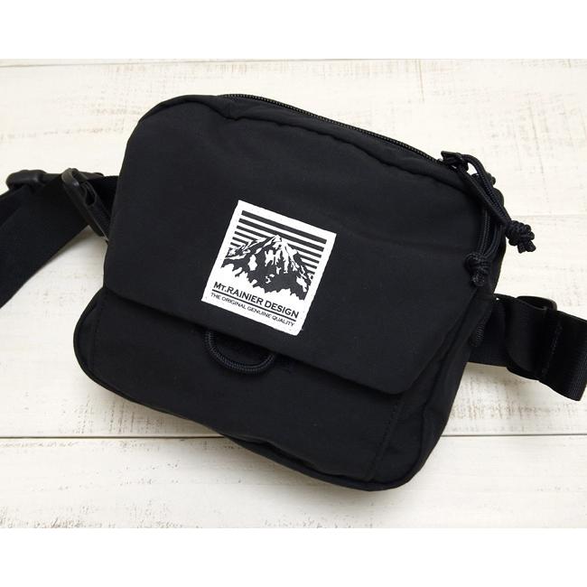 Mt.Rainier Design マウントレイニアデザイン フラップバック ショルダーバッグ ブラック コヨーテ Flap Bag コットン ナイロン 60/40 | Mt. Rainier Design | 02