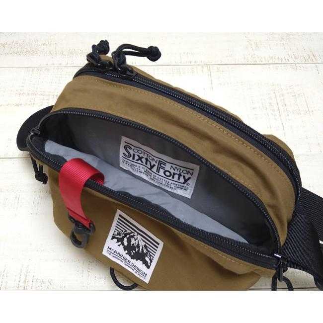 Mt.Rainier Design マウントレイニアデザイン フラップバック ショルダーバッグ ブラック コヨーテ Flap Bag コットン ナイロン 60/40 | Mt. Rainier Design | 08