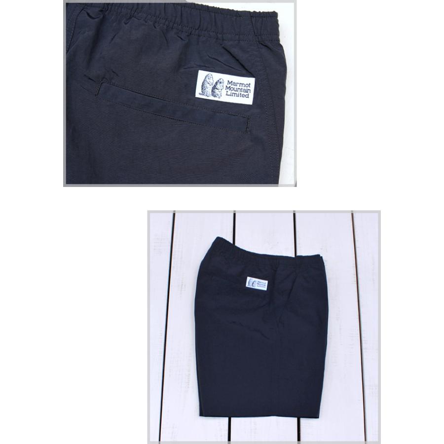 Marmot マーモット システマショーツ Systema Shorts しわ加工 ナイロン 刺繍ロゴ 耐久撥水 防風 膝上丈 クラシック | Marmot | 06