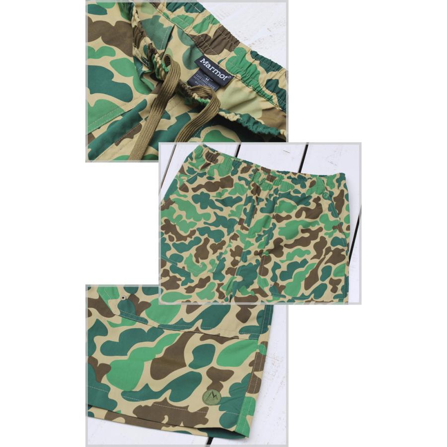 Marmot マーモット システマショーツ Systema Shorts しわ加工 ナイロン 刺繍ロゴ 耐久撥水 防風 膝上丈 クラシック | Marmot | 08