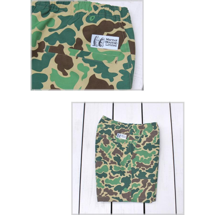 Marmot マーモット システマショーツ Systema Shorts しわ加工 ナイロン 刺繍ロゴ 耐久撥水 防風 膝上丈 クラシック | Marmot | 10