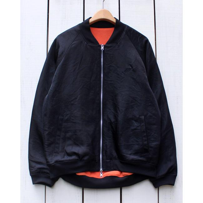 narifuri Taion ナリフリ ヘビーサテンフライトブルゾン ブラック Heavy Satin Flight Blouson リバーシブル 刺繍 スーベニア ジャケット フリース キルティング | narifuri | 02