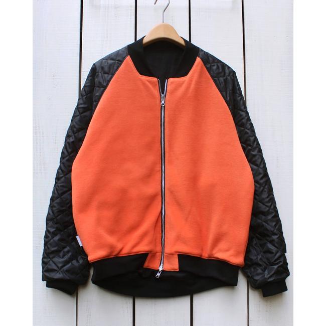 narifuri Taion ナリフリ ヘビーサテンフライトブルゾン ブラック Heavy Satin Flight Blouson リバーシブル 刺繍 スーベニア ジャケット フリース キルティング | narifuri | 04