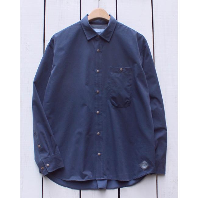 narifuri ナリフリ ピグメントメッシュ長袖シャツ ダークネイビー 染め NFC Pigment Mesh LS Shirts 軽量 速乾 通気 ストレッチ ネイチャー フィールド クラブ | narifuri