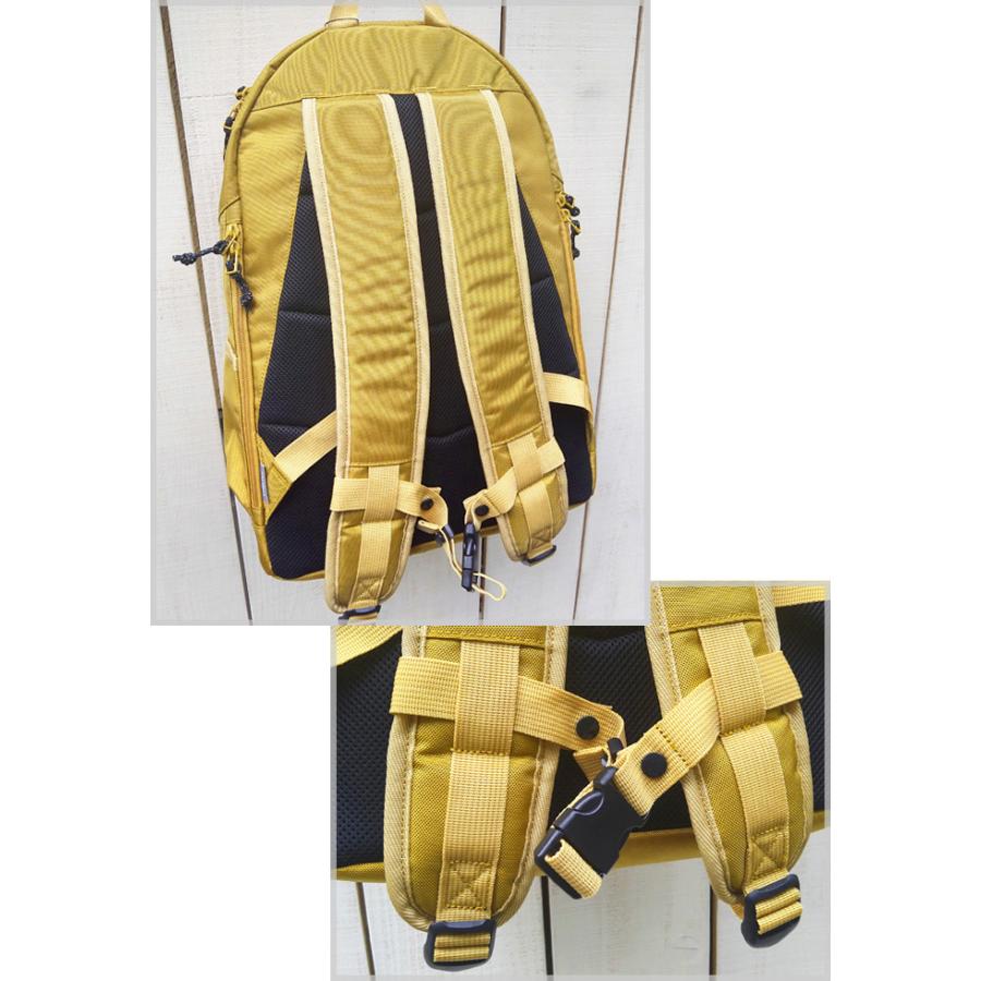 narifuri ナリフリ ハテナリュック マスタード ブラック Hatena Ruck 20-25L バックパック 軽量 耐久 撥水 サイドダブルポケット PCスリーブ チェストストラップ | narifuri | 04