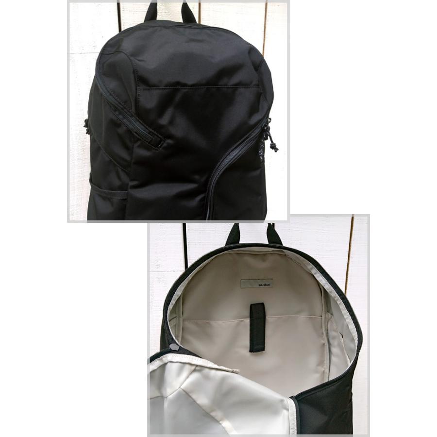narifuri ナリフリ ハテナリュック マスタード ブラック Hatena Ruck 20-25L バックパック 軽量 耐久 撥水 サイドダブルポケット PCスリーブ チェストストラップ | narifuri | 07