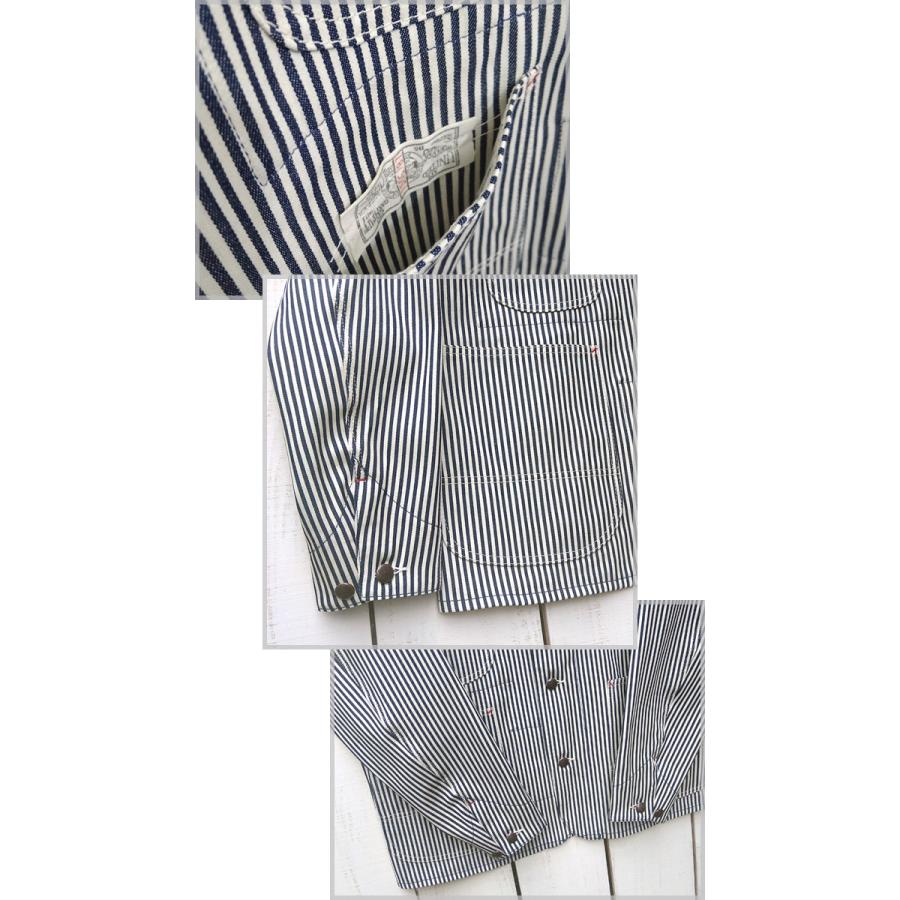 PAY DAY ペイデイ 復刻 ぺニーズカバーオール ヒッコリー 50s Penny's Coverall Hickory 1950年代 ワークジャケット ヴィンテージ ラグラン 3枚袖 デニム 未洗い | PAYDAY | 03