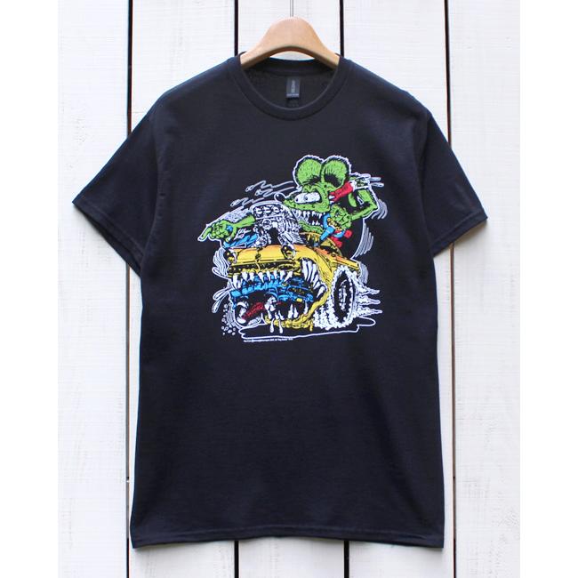 RAT FINK（ラットフィンク） プリントT サックス メトロブルー