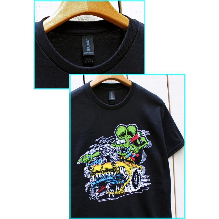 RAT FINK（ラットフィンク） プリントT サックス メトロブルー
