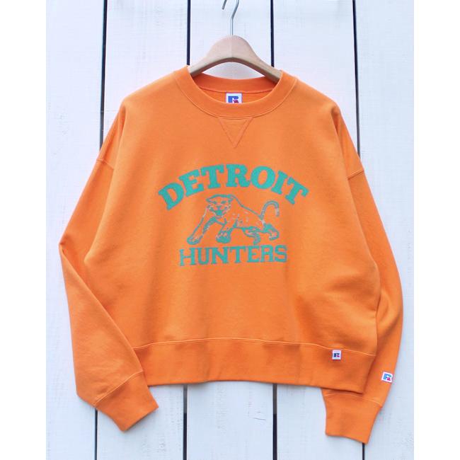 ATTISESSION RUSSELL ATHLETIC クロップド スウェット 別注】＜RUSSELL ATHLETIC＞クロップド スウェット