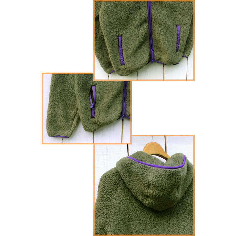 ROKX Rokx ロックス ビックパイルフーディ ジャケット オリーブ