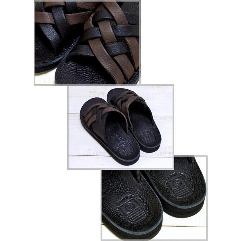 THE SANDALMAN（サンダルマン） 別注 ウィーブレザーサンダル
