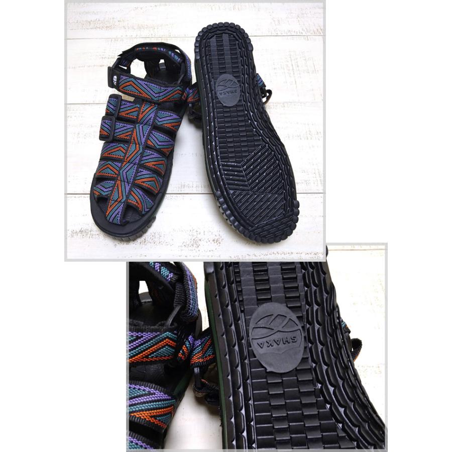 SHAKA シャカ メンズ ハイカー トライアングル サンダル ストラップ ネオプレーン ブラック パープル グリーン オレンジ Hiker Triangle | SHAKA | 05