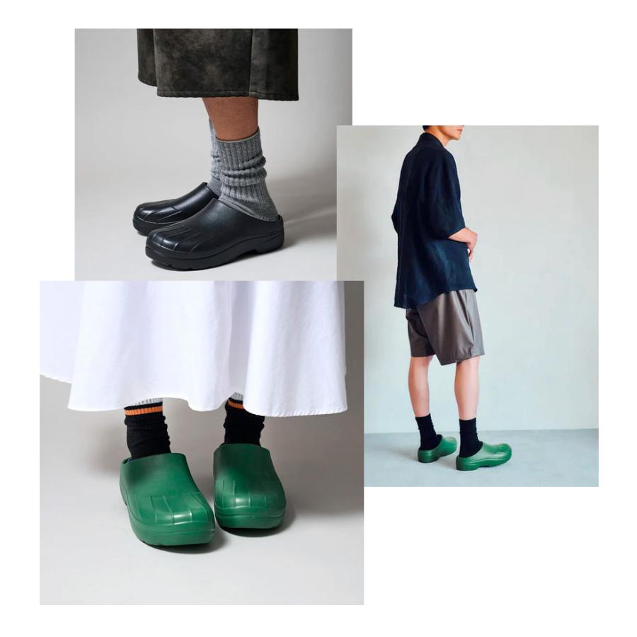 SHAKA（シャカ） ガーデン クロッグ EV ブラック グリーン Garden Clog 