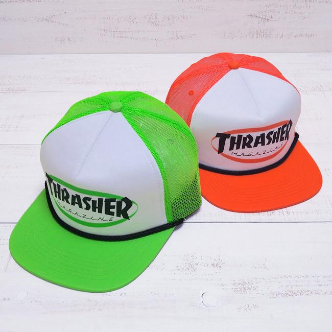 THRASHER（スラッシャー） ロゴロープトラッカーキャップ Ellipse Mag
