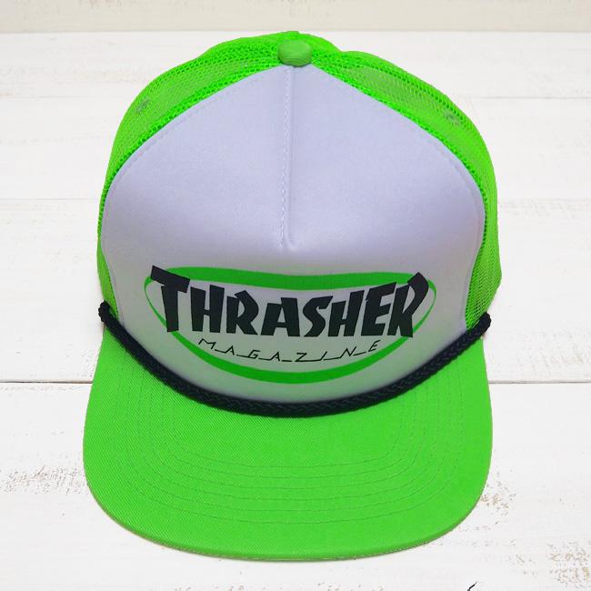 THRASHER（スラッシャー） ロゴロープトラッカーキャップ Ellipse Mag