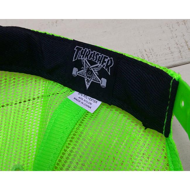 Thrasher スラッシャー ロゴロープトラッカーキャップ Ellipse Mag Logo Trucker Rope Cap メッシュ フラット バイザー スケート | THRASHER | 06