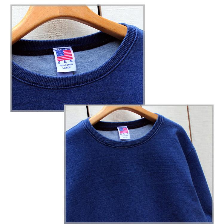 Tyca タイカ インディゴ クルーネックスウェット トレーナー