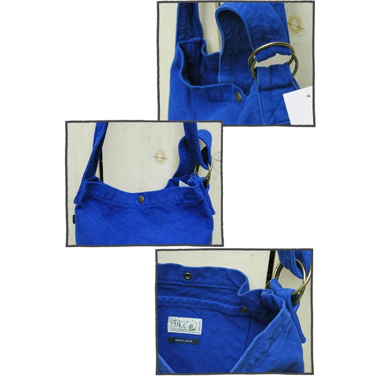 V.D.L.C ダブルリングバッグ ショルダー 生成 ベージュ からし 瑠璃 濃紺 ユニセックス Doublering Bag Kinari ...