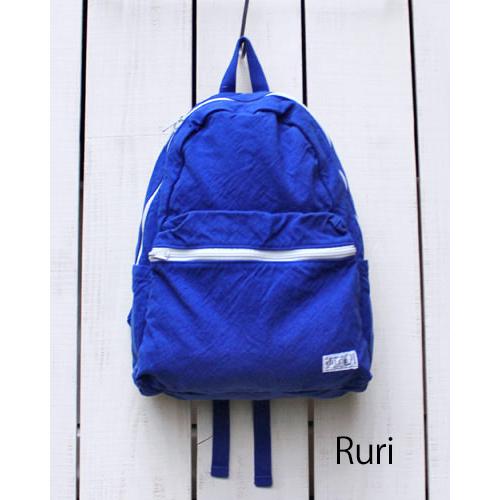V.D.L.C リュックサック Lサイズ からし 瑠璃 るりいろ ブルー 青