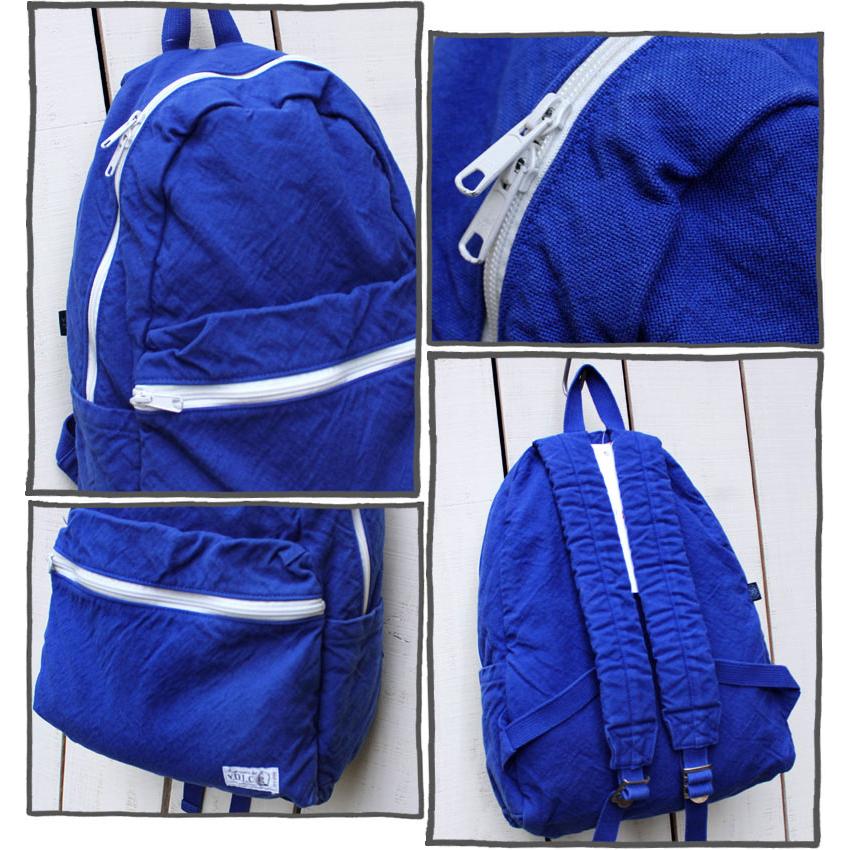 V.D.L.C リュックサック Lサイズ からし 瑠璃 るりいろ ブルー 青