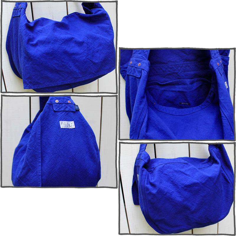 V.D.L.C ニュースペーパーバッグ Lサイズ 生成 ベージュ からし 瑠璃