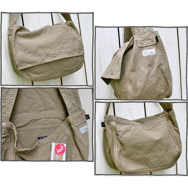 V.D.L.C ニュースペーパーバッグ Mサイズ 生成 ベージュ からし 瑠璃