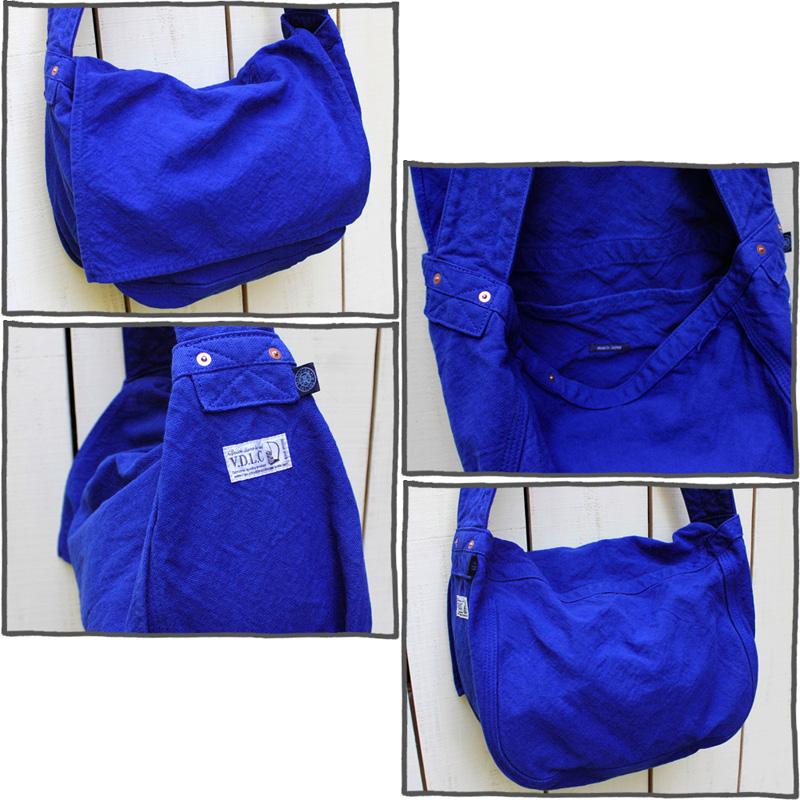 V.D.L.C ニュースペーパーバッグ Mサイズ 生成 ベージュ からし 瑠璃