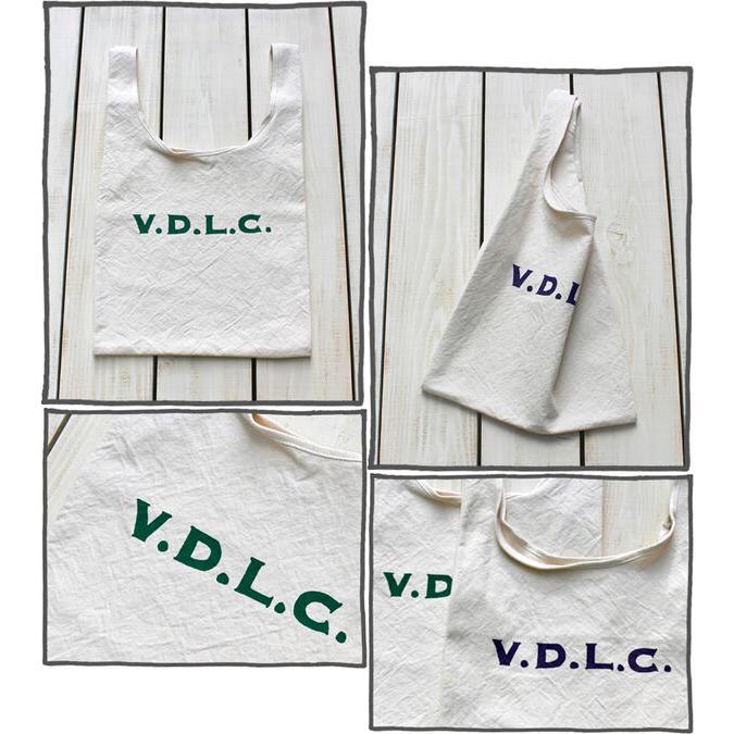 V.D.L.C エコバッグ Mサイズ 生成り 洗い Eco Bag M Natural 帆布 キャンバス トート 肩掛け コットン 日本製 ブイディーエルシー vdlc ユニセックス pointup｜beardstore｜02