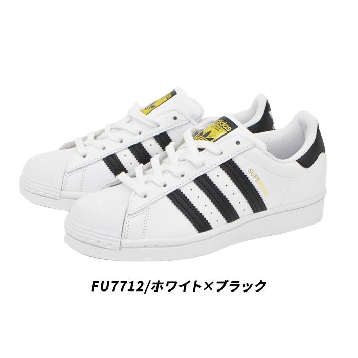 アディダス スーパースターJ レディース スニーカー adidas SUPER STAR J シューズ 靴 白 黒 ホワイト オリジナルス｜bearfoot-shoes｜04