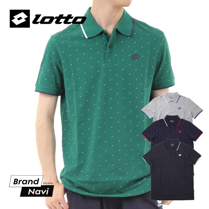 LOTTO（ロット） 爆買 ポロシャツ メンズ 半袖 鹿の子 おしゃれ