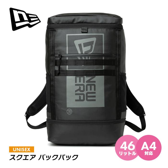 NEW ERA ブラックリュック 大容量 46L NEW ERA（ニューエラ） リュック バックパック 46L かばん ユニ