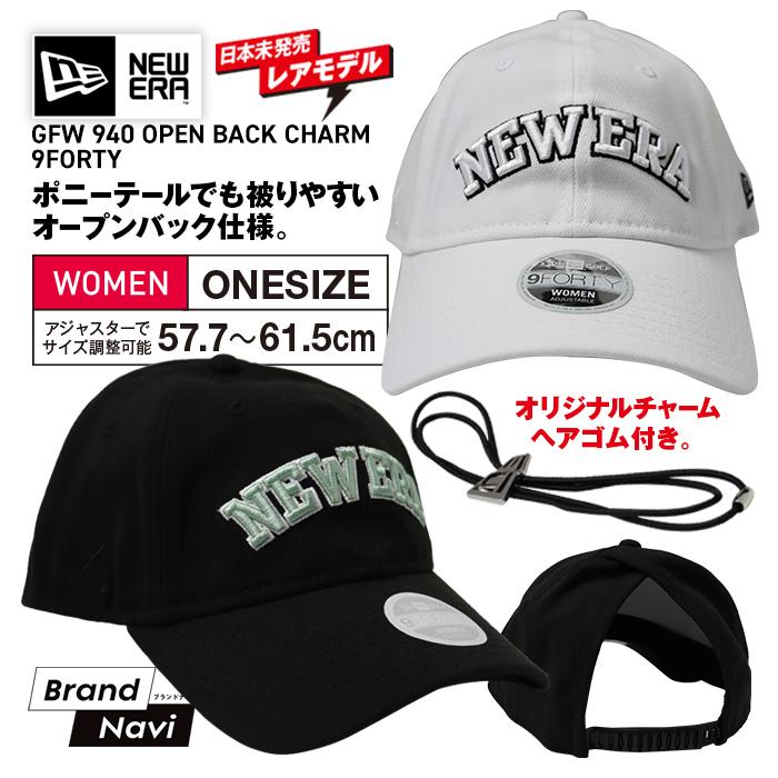 NEW ERA（ニューエラ） ゴルフキャップ 帽子 レディース ヘアゴム付き