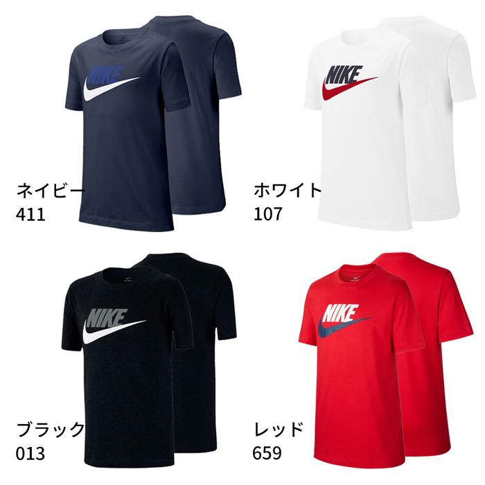 ナイキ 子供 Tシャツ ジュニア 目立つ かっこいい おしゃれ さらっと 綿100% コットン ロゴ 派手 NIKE SWHOOSH TEE BOYS FUTURA ICON T-SHIRT AR5252 値引き｜bearfoot-shoes｜06