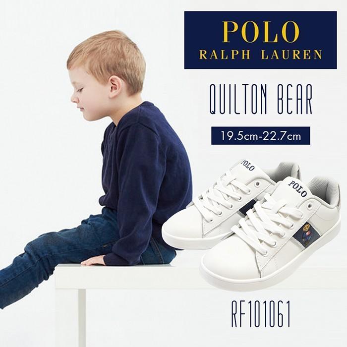 サイズ交換1回無料 ポロ ラルフローレン スニーカー キッズ ジュニア 子供 靴 シューズ Polo Ralph Lauren Quilton Bear Polo Quilton Bear Brand Navi Yahoo 店 通販 Yahoo ショッピング