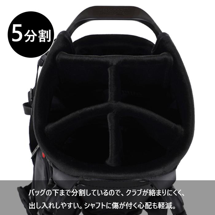 Titleist タイトリスト ゴルフバッグ キャディバッグ 5分割 Titleist タイトリスト ゴルフバッグ キャディバッグ 5分割