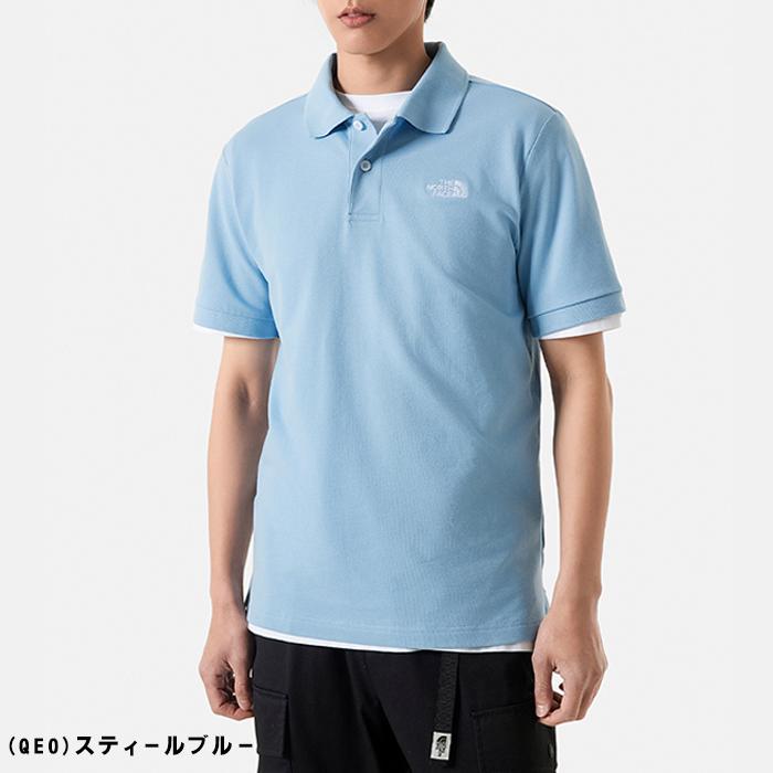 ノースフェイス メンズ ポロシャツ 半袖 THE NORTH FACE LOGO POLO NF0A7WE8 コットン 綿 アウトドア スポーツ ロゴ ビジカジ ゴルフ 交換無料 おしゃれ 人気｜bearfoot-shoes｜23