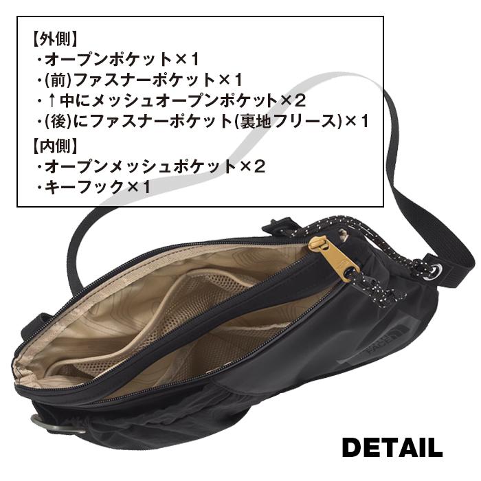 ノースフェイス ショルダーバッグ サコッシュ 肩掛け 斜めがけ ブラック メンズ レディース 小物入れ THE NORTH FACE MOUNTAIN SHOULDER BAG 値引き｜bearfoot-shoes｜08