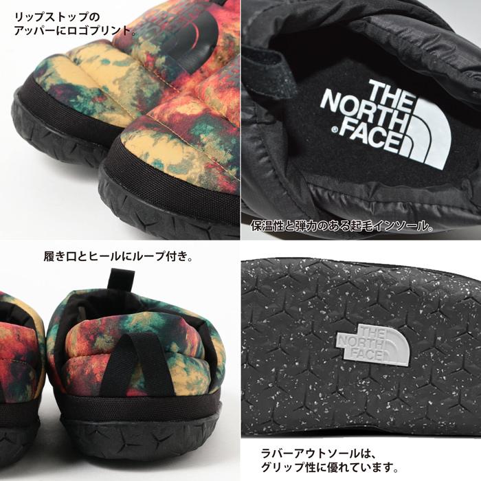 ノースフェイス 中綿 スリッポン メンズ THE NORTH FACE THERMOBALL NUPTSE MULE 6 NF0A5G2F 撥水 サンダル アウトドア キャンプ ブラック 値引き｜bearfoot-shoes｜07