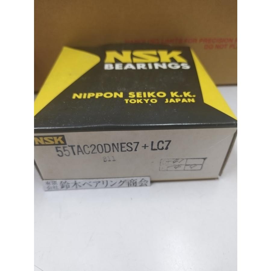 NSKベアリング 55TAC20D NES7+L/C7 ( 562011/GNP4 / 562011GNP4 ) 腹式
