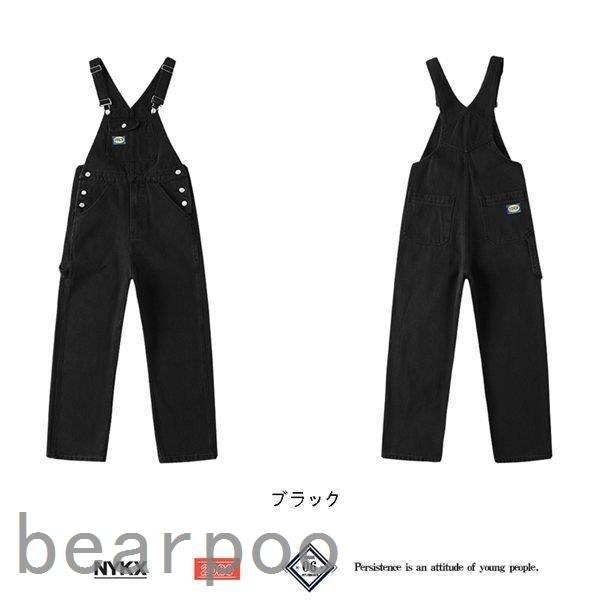 最安値 ジーンズ デニム メンズ サロペット オーバーオール アウトドア系 アメカジ系 ストリート系 ブラック インディゴ デニムパンツ 細身 ツナギ オーバーオール カラー ブラック Oroagri Eu