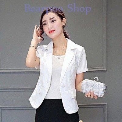 テーラードジャケット レディース 半袖 サマージャケット シンプル フォーマル 羽織 通勤 Ol 春夏 新年の贈り物