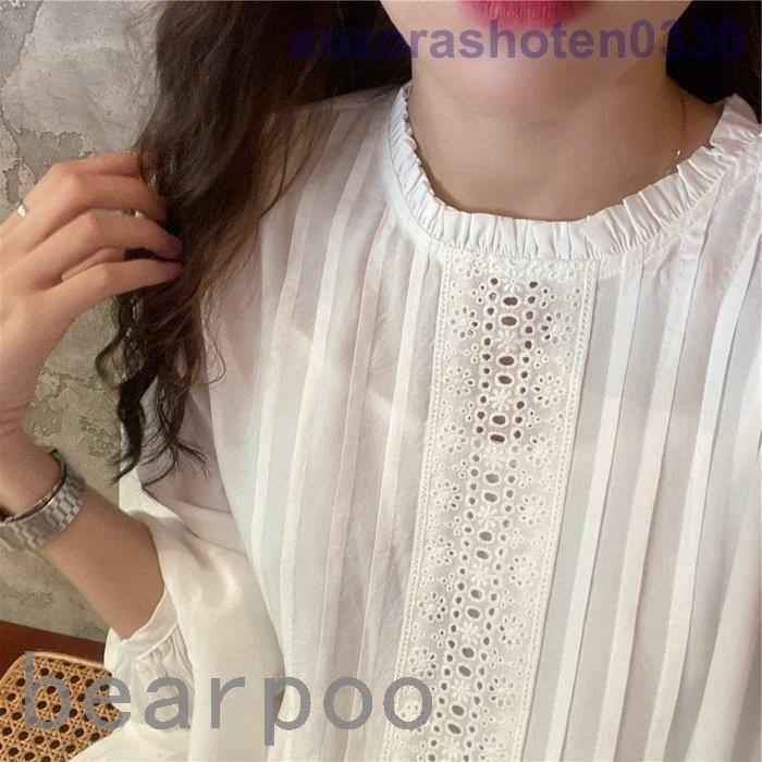 ワンピース レディース 40代 マキシワンピース 春夏 長袖ワンピース 白ワンピース パフスリーブ ゆったり オシャレ結婚式ドレス お出かけ 大人可愛い 30代 激安大特価