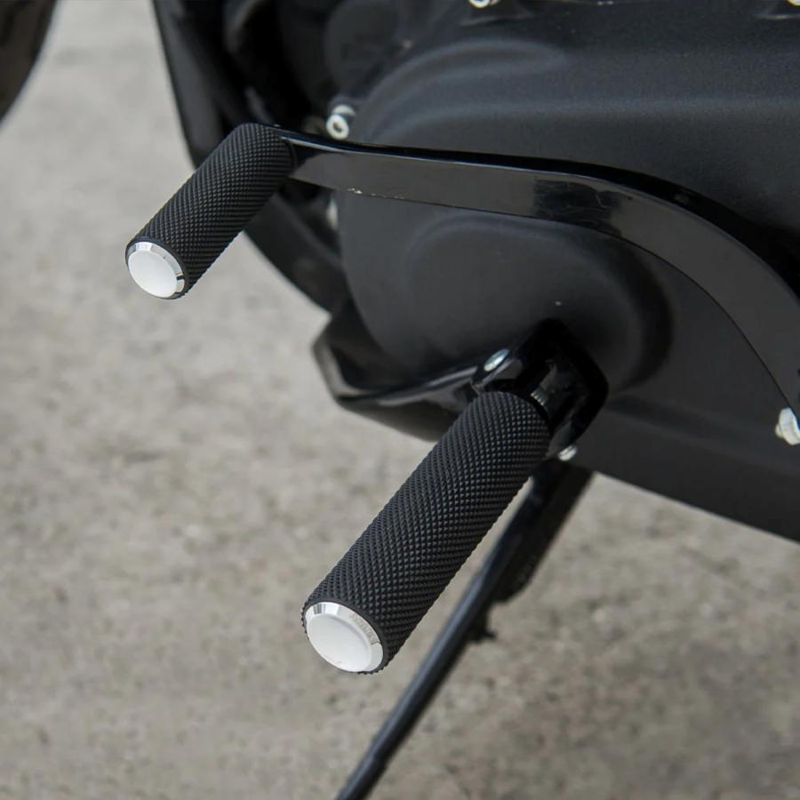 ARLEN NESS・KNURLED・M8ソフテイル ドライバー フットペグ・クローム　07-940　1620-1967　ハーレー_3