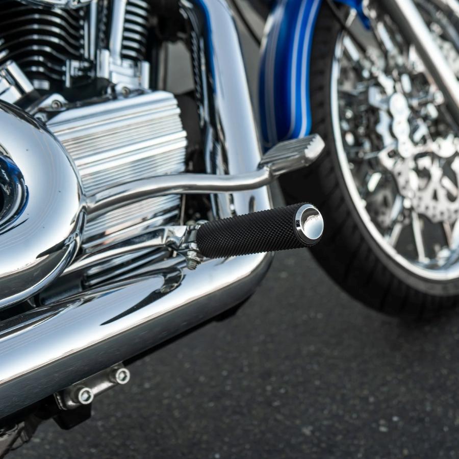 ARLEN NESS・KNURLED・M8ソフテイル（パッセンジャー）フットペグ・クローム　07-941　1620-1968　ハーレー_1