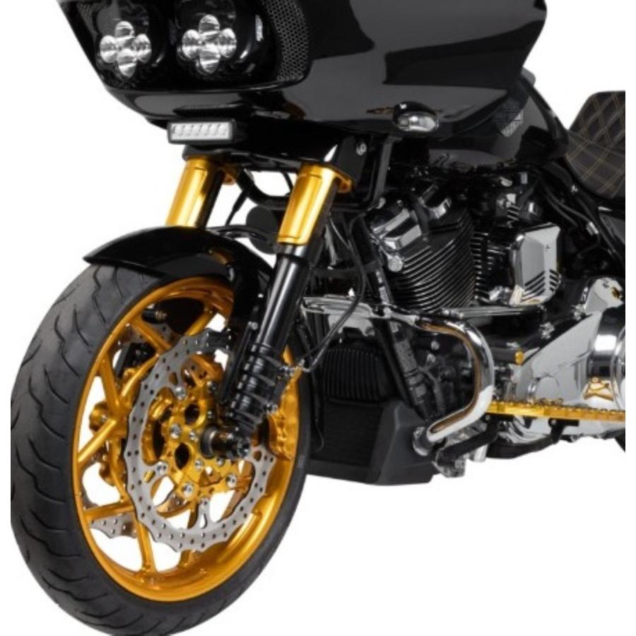 ARLEN NESS・2014 up ツーリング・Method バガーフォークガード・ゴールド　120-020　0403-0182　ハーレー　_2