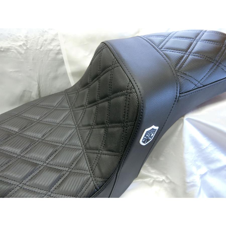 M8ストリートボブ　SDCパフォーマンスグリッパーシートSaddlemen M8 ストリートボブ、スタンダード SDC パフォーマンスグリッパー