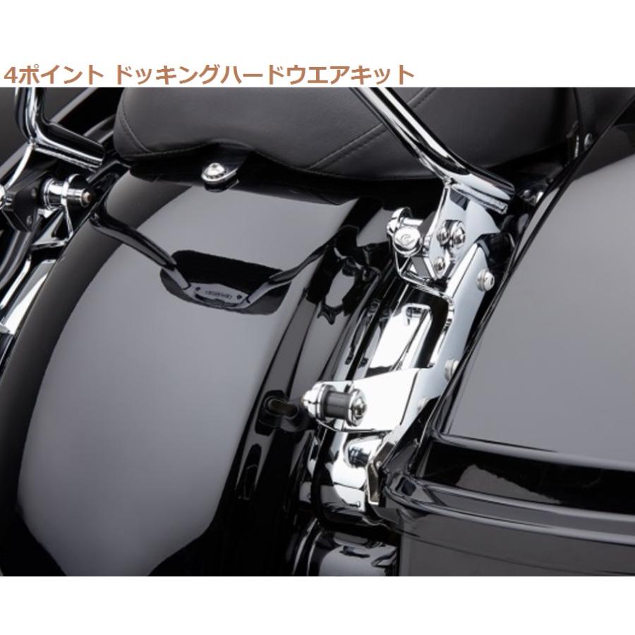 COBRA・2009＆2014〜ツーリング・４ポイントドッキングハードウエアキット クローム 【1501-0537/602-2100・1501-0538/602-2101】