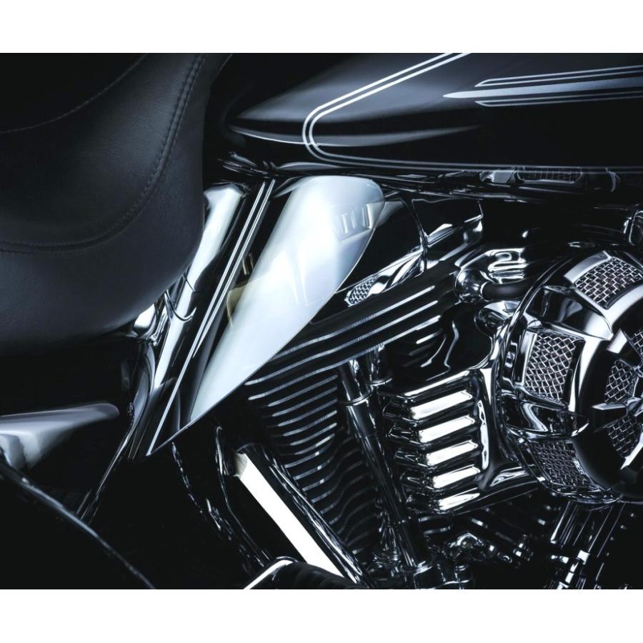 Kuryakyn・2008ツーリング・サドルシールド・スモーク 1196・0502-0279 