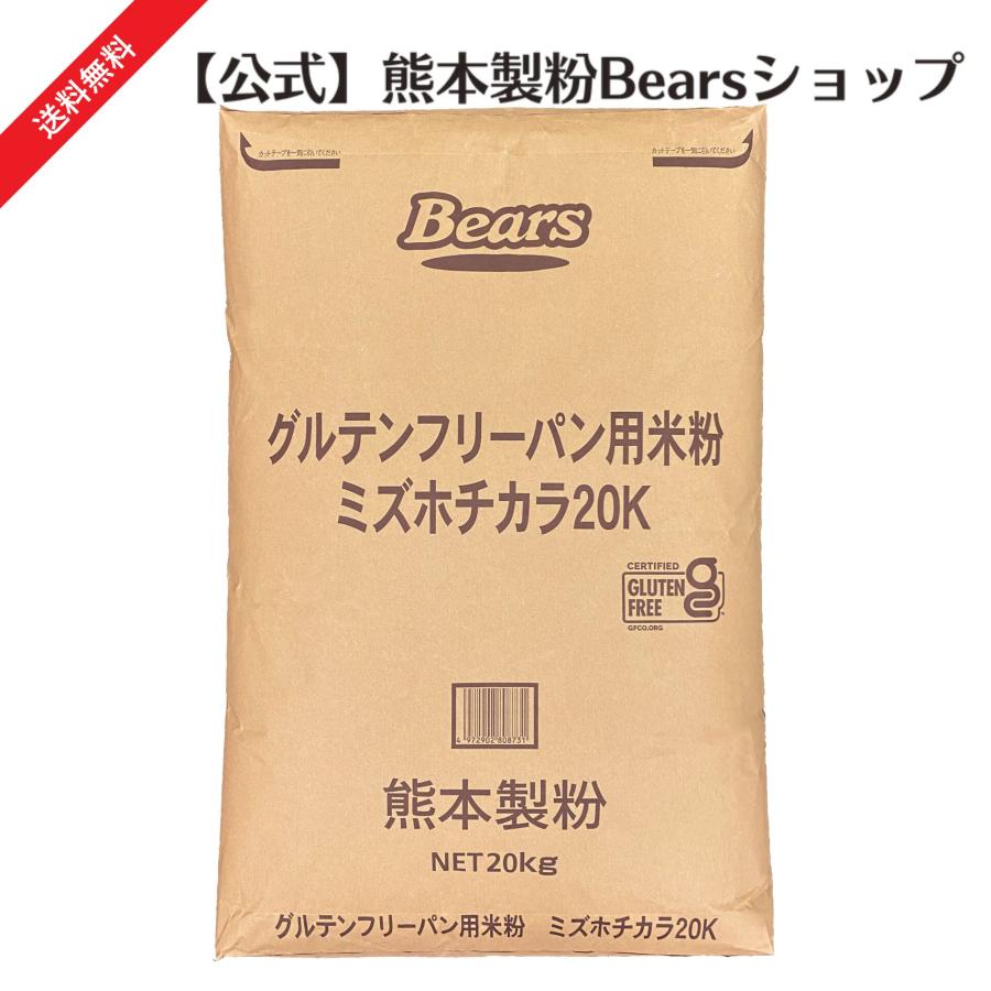 グルテンフリーパン用米粉ミズホチカラ20kg 送料無料 グルテンフリーパン用米粉ミズホチカラ20kg 送料無料